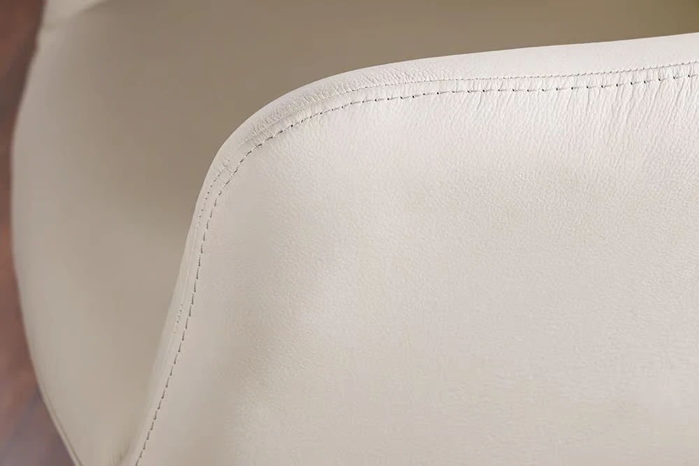 NVI - 48567 ALMARA Oak 360 forgó étkezőszék - beige leather (9)