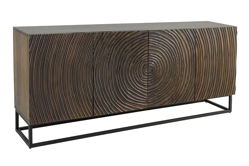 NVI - 49368 ZEN CIRCLE Mango komód 160 - brown (1)