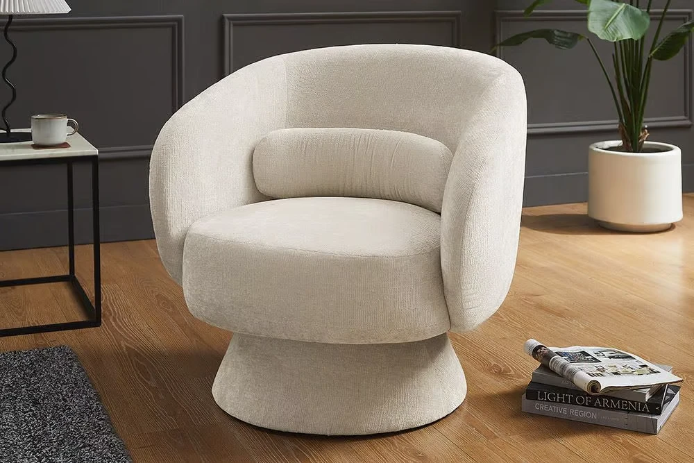 NVI - 47463 BOSSA NOVA forgófotel - beige chenille (3)