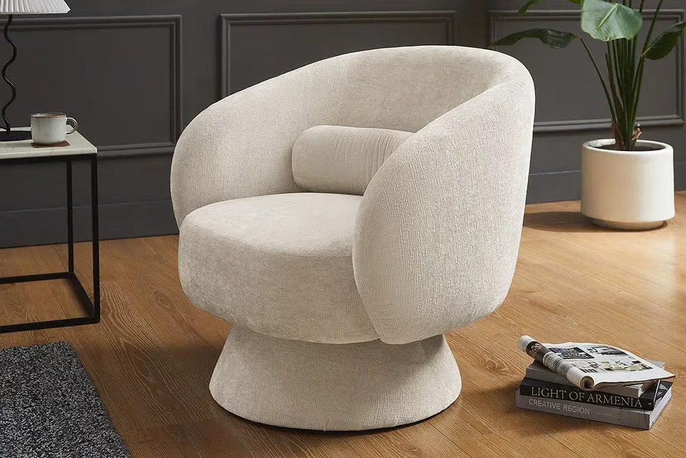 NVI - 47463 BOSSA NOVA forgófotel - beige chenille (5)