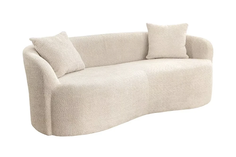 NVI - 48106+ ELEMENTAL kanapé 180 (opc. puffal) - beige bouclé (1)
