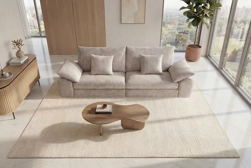 NVI - 48154 SOHO (opc. puffal) kanapé 260 - beige chenille (8)