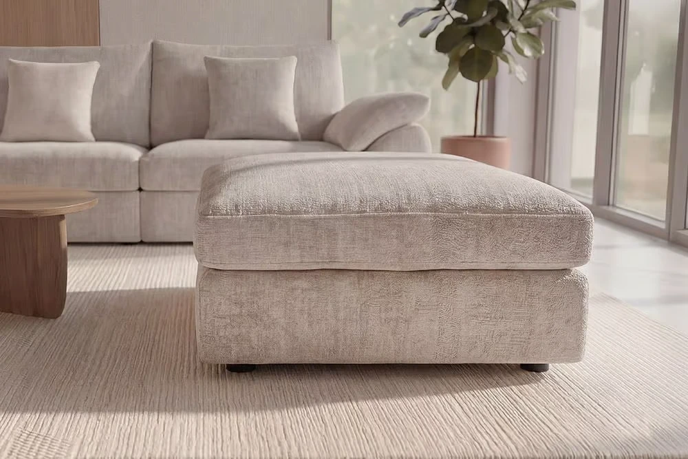 NVI - 48155 SOHO (opc. puffal) kanapé 260 - beige chenille (14)