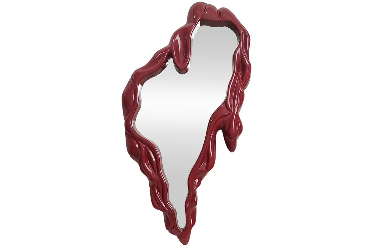NVI - 48183 FLUIDUM tükör 150 - red (1)