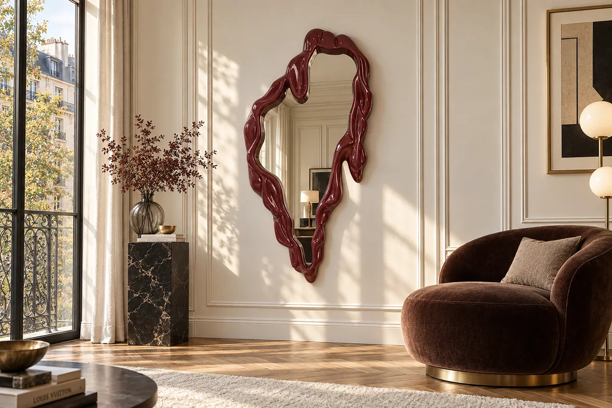 NVI - 48183 FLUIDUM tükör 150 - red (8)