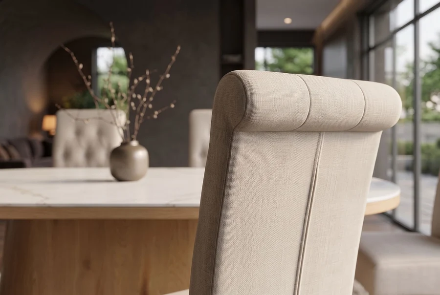 NVI - 48356 CASA 10 étkezőszék - woven beige (6)