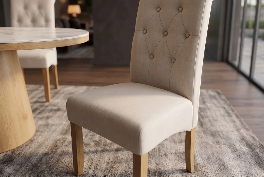 NVI - 48356 CASA 10 étkezőszék - woven beige (7)