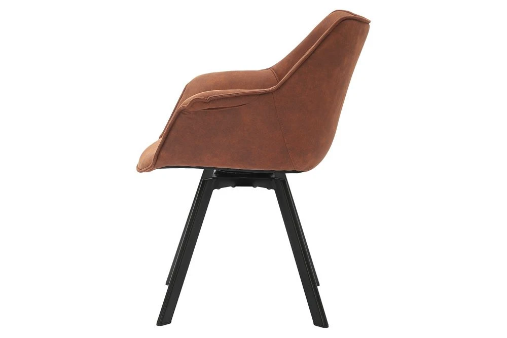 NVI - 48435 DUTCH 4 180 forgó étkezőszék - antique brown (8)