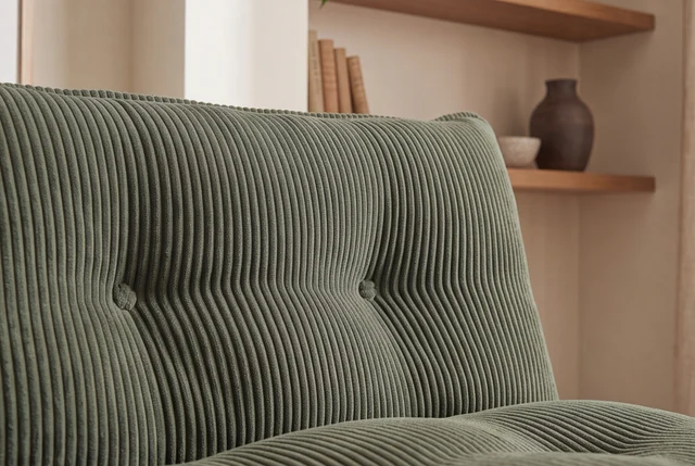 NVI - 48470 COCOONING Mini (ágyazható) kanapé 190 - green cord (3)