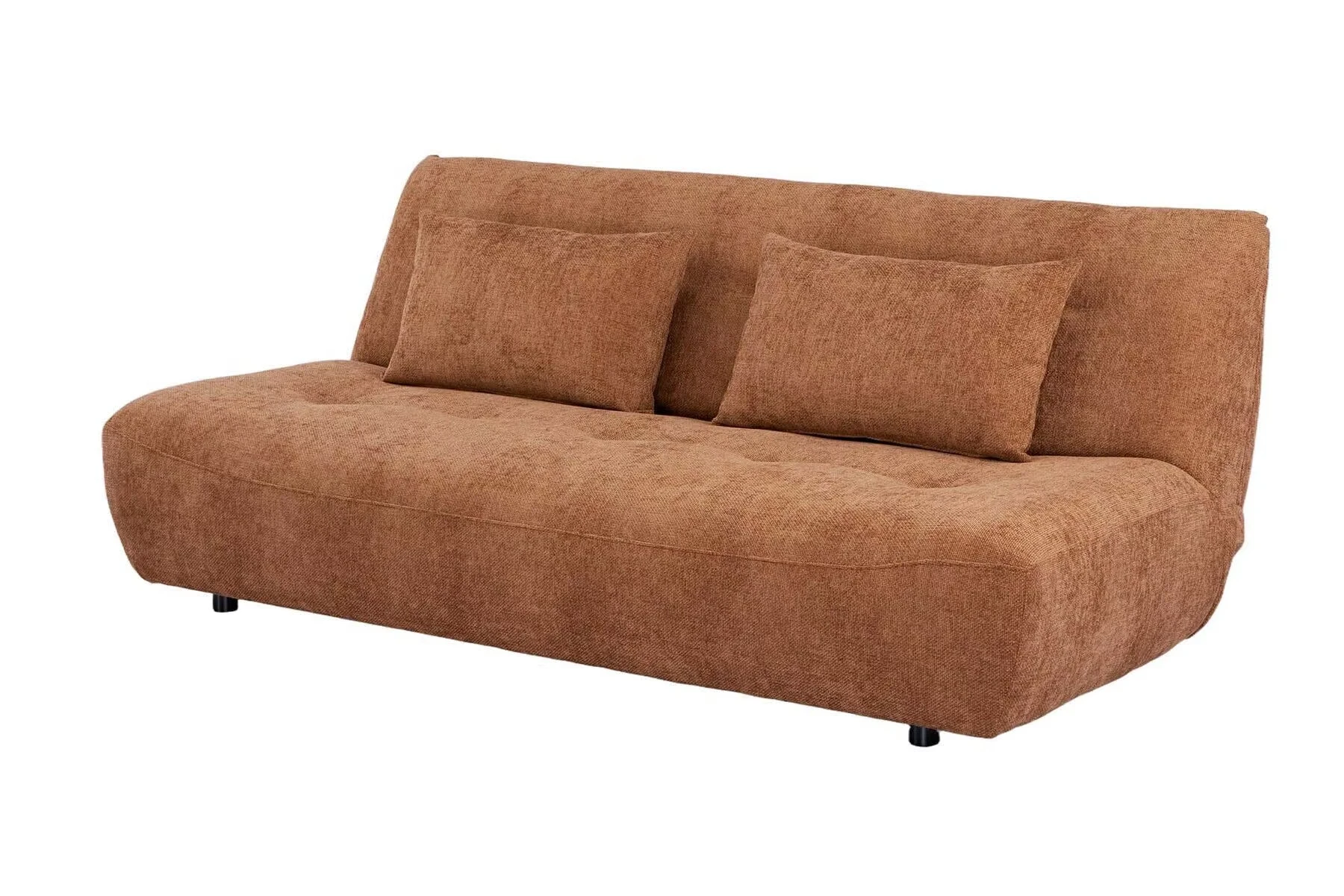 NVI - 48664 ELYPSE Mini (ágyazható) kanapé 200 - rust brown chenille (5)