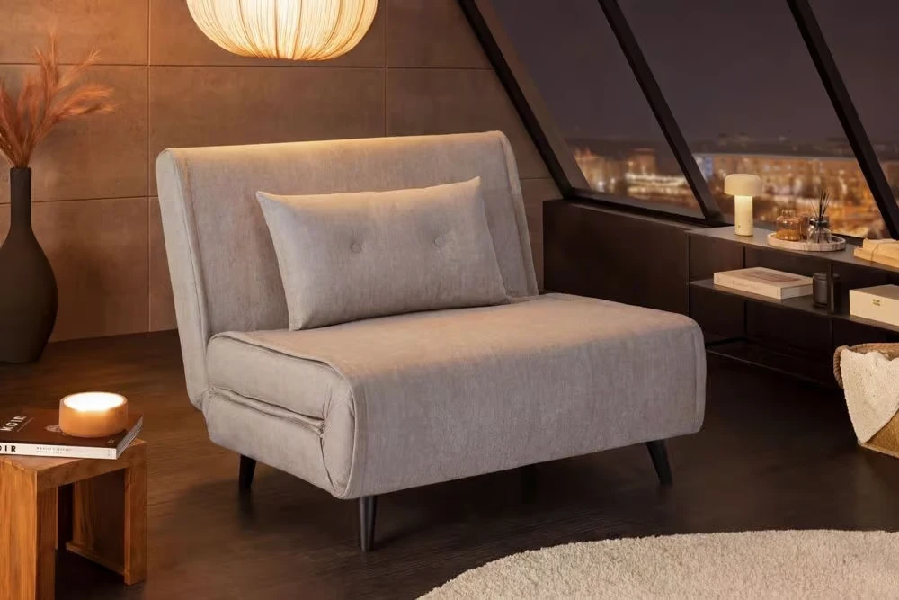 NVI - 48803 SMART MULTIFUNCTION (ágyazható) fotel - champagne velvet (1)