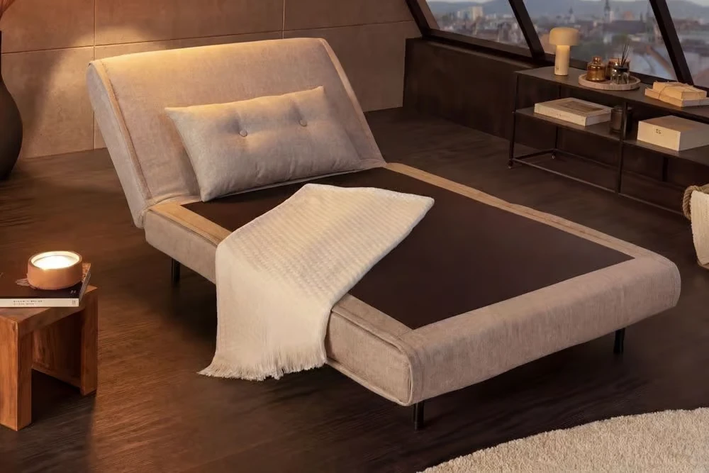 NVI - 48803 SMART MULTIFUNCTION (ágyazható) fotel - champagne velvet (2)