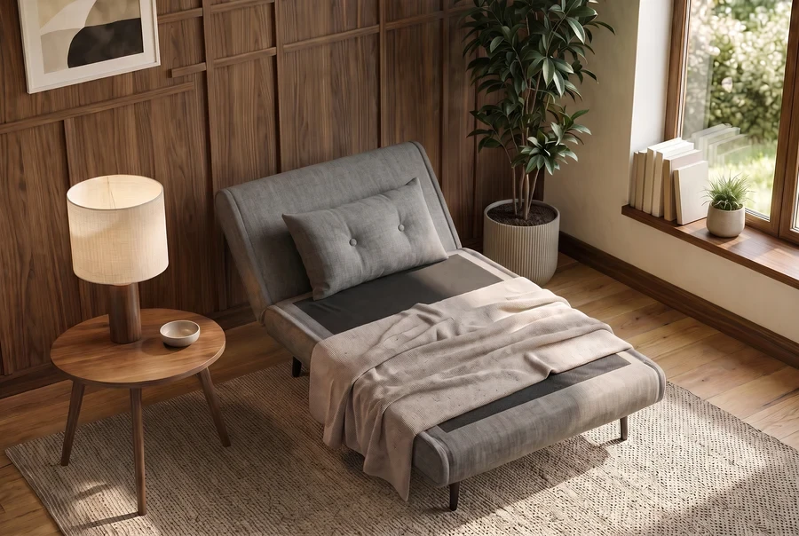 NVI - 48806 SMART MULTIFUNCTION (ágyazható) fotel - grey velvet (9)