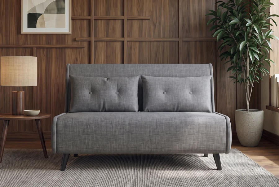 NVI - 48810 SMART MINI (ágyazható) kanapé 140 - grey velvet (15)