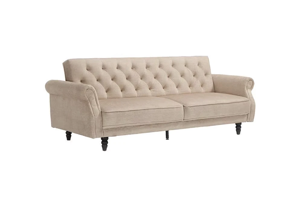 NVI - 48917 MAISON BELLE (ágyazható) kanapé 220 - beige velvet (2)