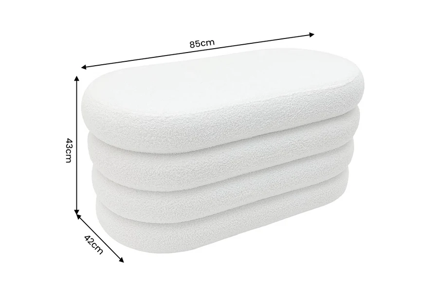 NVI - 48923 VOQUE (tárolós) ülőpad 85 - white bouclé (7)