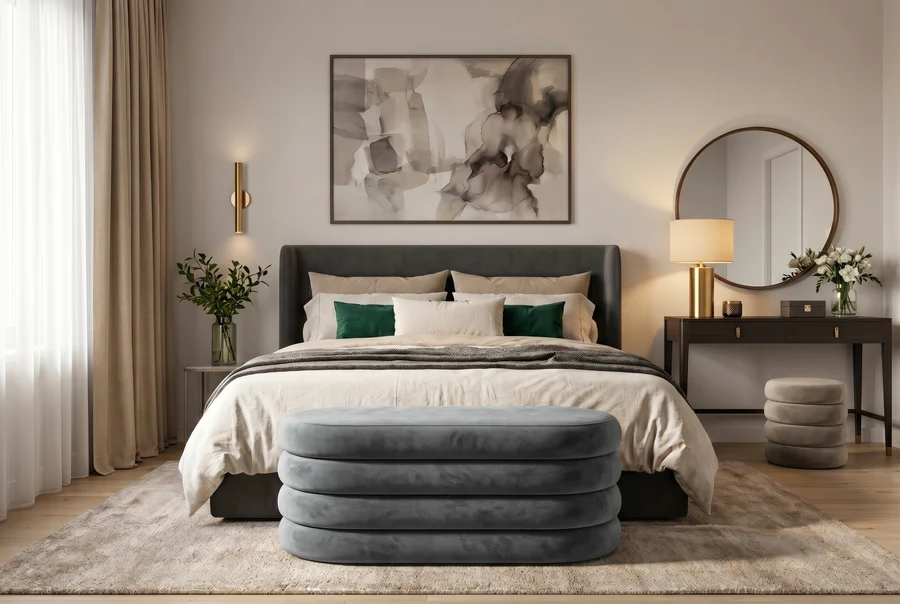 NVI - 48926 VOQUE (tárolós) ülőpad 85 - grey velvet (3)