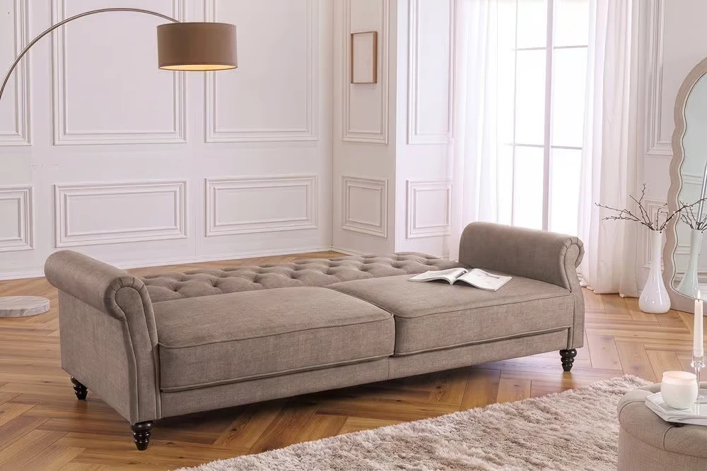 NVI - 48986 MAISON BELLE (ágyazható) kanapé 220 - greige velvet (9)