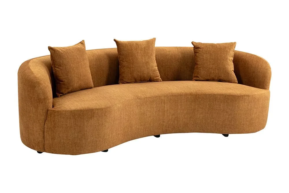 NVI - 49131 ATELIER kanapé 230 - mustard velvet (1)