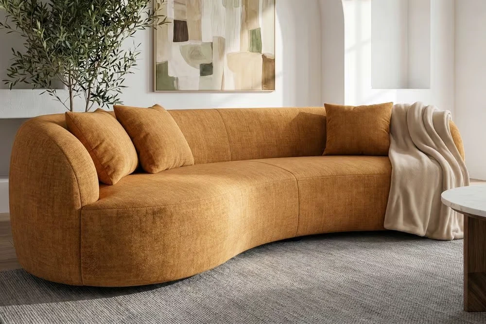 NVI - 49131 ATELIER kanapé 230 - mustard velvet (6)
