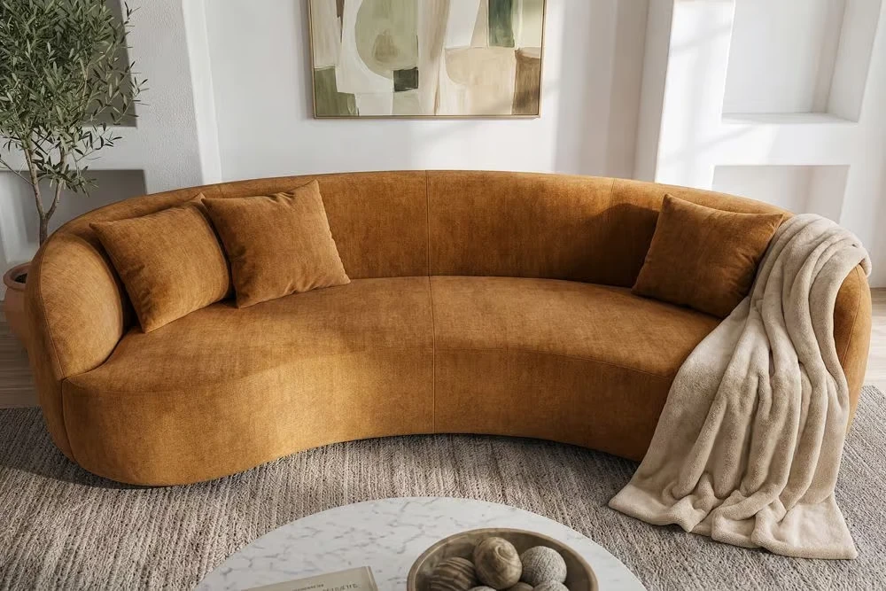 NVI - 49131 ATELIER kanapé 230 - mustard velvet (8)