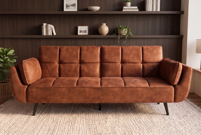 NVI - 49248 BOUTIQUE (ágyazható) kanapé 210 - rust brown velvet (13)