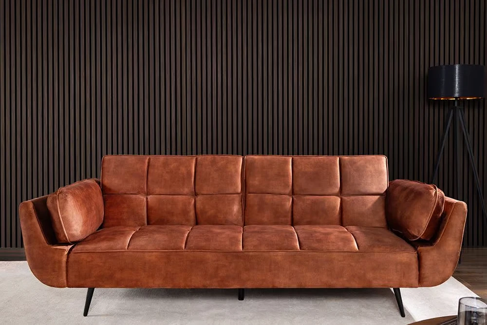 NVI - 49248 BOUTIQUE (ágyazható) kanapé 210 - rust brown velvet (6)