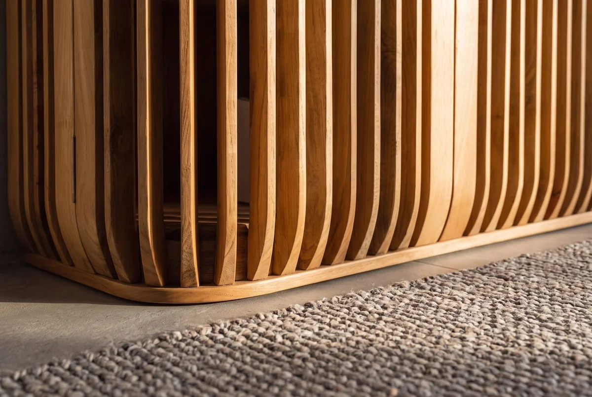 NVI - 49268 SCULPTURA Mango komód 170 - brown (9)