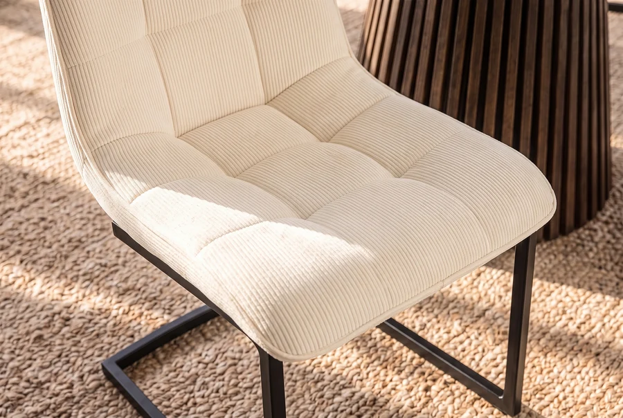 NVI - 49342 MIAMI étkezőszék - cord beige (7)