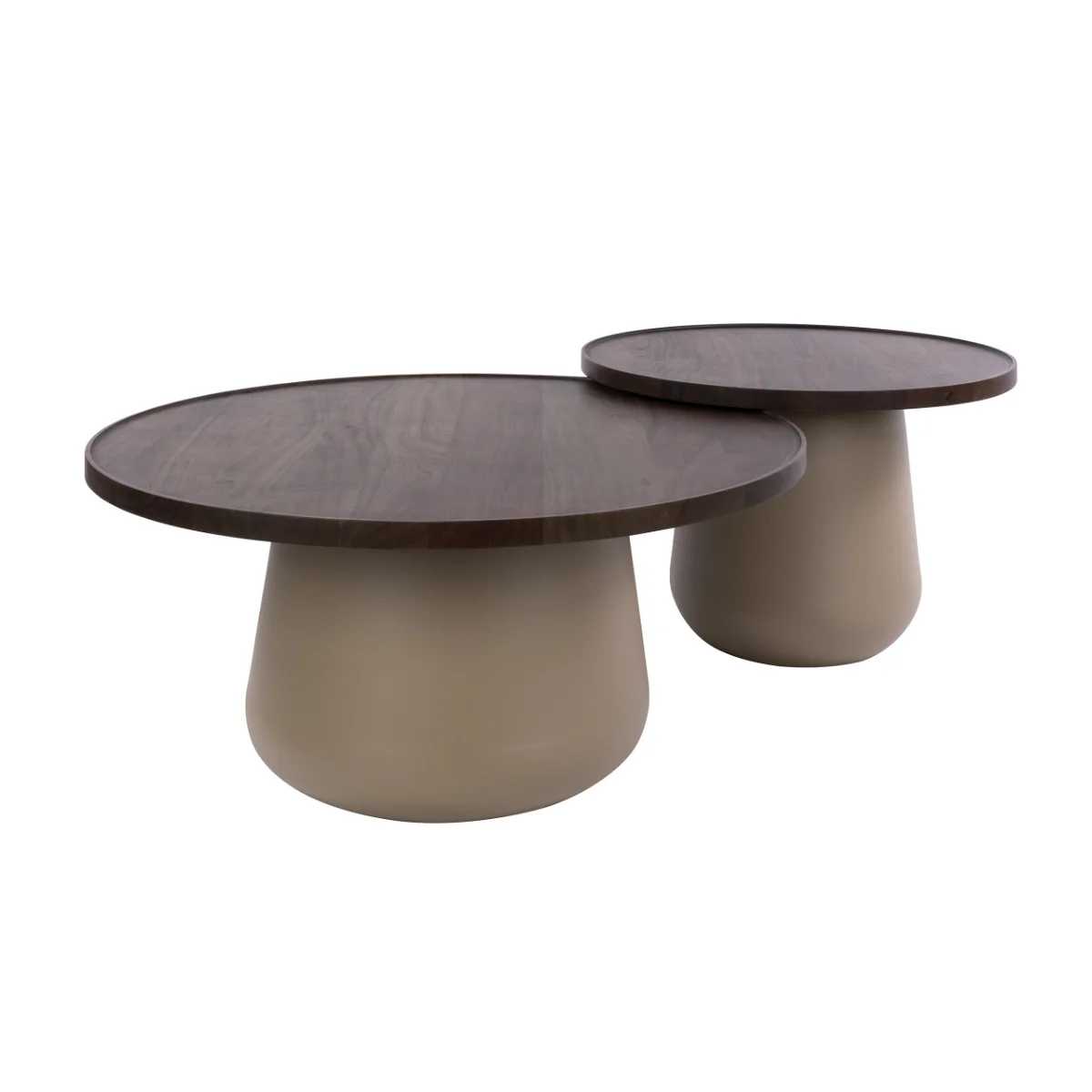 ZJL - 554343 DUNEVIO Beige dohányzóasztal-szett - acacia (5)